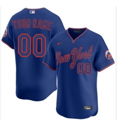 Men Women Youth New York Mets Active Player Custom Royal Premier Limited Stitched Baseball Jersey