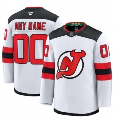 Men Women Youth New Jersey Devils Fanatics Away Premium Custom Jersey White