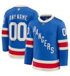 Men Women Youth New York Rangers Fanatics Centennial Premium Custom Jersey Blue