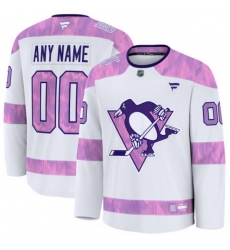 Men Women Youth Pittsburgh Penguins Fanatics 2024 Hockey Fights Cancer Custom Practice Jersey White Men Women Youth Pittsburgh Penguins Fanatics 2024 Hockey Fights Cancer Custom Practice Jersey White