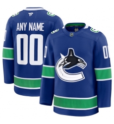 Men Women Youth Vancouver Canucks Fanatics Blue Home Premium Custom Jersey Men Women Youth Vancouver Canucks Fanatics Blue Home Premium Custom Jersey