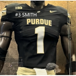 PURDUE #3 SMITH Black Stitched NCAA Jersey