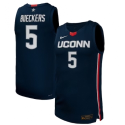 Youth UConn BUECKERS Navy Stitched Jerseys