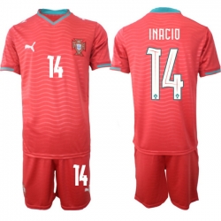 Portugal 2026 FIFA World Cup Soccer Jersey Red #14 IMACIO