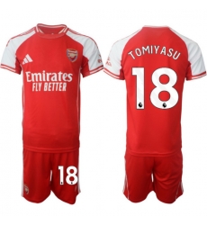 Men Arsenal 2026 Soccer Jerseys Red #18 TOMIYASU