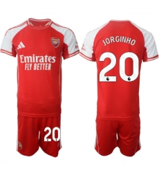 Men Arsenal 2026 Soccer Jerseys Red #20 JORGINHO
