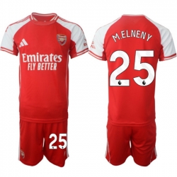Men Arsenal 2026 Soccer Jerseys Red #25 MELENEY