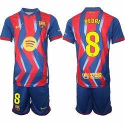Men FC Barcelona 2026 Soccer Jerseys RedBlue #8 PEDRI