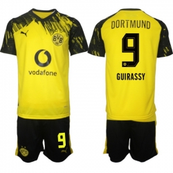 Men Borussia Dortmund 2026 Soccer Jerseys Yellow #9 GUIRASSY