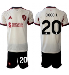 Men Liverpool 2026 Soccer Jerseys Beige #20 DIOGO J.