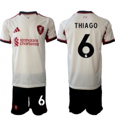Men Liverpool 2026 Soccer Jerseys Beige #6 THIAGO