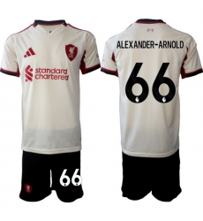 Men Liverpool 2026 Soccer Jerseys Beige #66 ALEXANDER-ARNOLD
