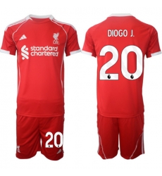 Men Liverpool 2026 Soccer Jerseys Red #20 DIOGO J.