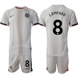 Men Chelsea 2026 Soccer Jerseys White #8 LAMPARD