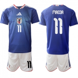Japan 2026 FIFA World Cup Soccer Jersey Blue #11 MAEDA