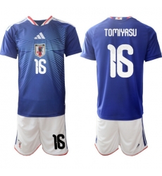 Japan 2026 FIFA World Cup Soccer Jersey Blue #16 TOMIYASU