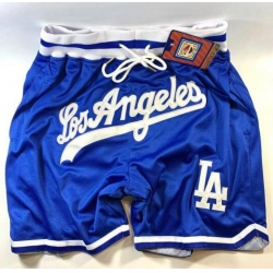 Los Angeles Dodgers Blue MLB Shorts 5230