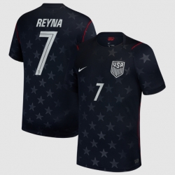 Giovanni Reyna USMNT Nike 2026 Away Stadium Replica Jersey Blue