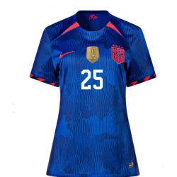 Nike Women USA Trinity Rodman 4 Star Away Soccer Jersey