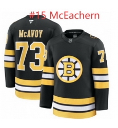 Men Boston Bruins McEachern #15 Black 2025 Home Stitched Hockey Jersey Men Boston Bruins McEachern #15 Black 2025 Home Stitched Hockey Jersey