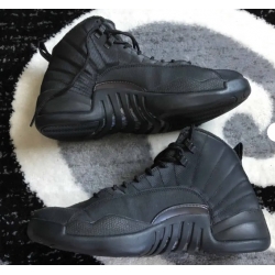 Air Jordan 12 Retro Winterized Triple Black Shoes