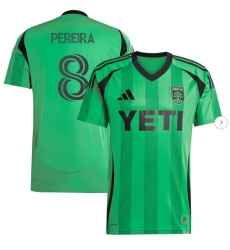 Mens Austin FC Daniel Pereira adidas Green 2025 The Heartbeat Kit Replica Player Jersey