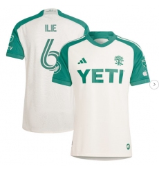 Mens Austin FC Ilie Sanchez adidas Tan 2024 The Armadillo Kit Authentic Player Jersey