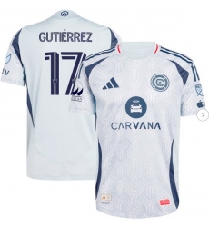Men's Chicago Fire Brian Gutierrez adidas Light Blue 2025 The Municipal Kit Authentic Player Jersey Men's Chicago Fire Brian Gutierrez adidas Light Blue 2025 The Municipal Kit Authentic Player Jersey