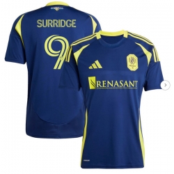 Mens Nashville SC Sam Surridge adidas Navy 2025 The Heart of Nashville Kit Replica Player Jersey