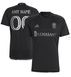 Mens Nashville SC adidas Black 2023 Man In Black Kit Replica Custom Jersey