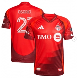 Men's Toronto FC Jonathan Osorio adidas Red 2025 Club Kit Authentic Player Jersey