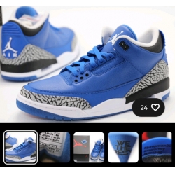 Nike Air Jordan III 3 DJ Khaled Blue Shoes
