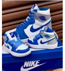 Nike Air Jordan 1 White Blue Shoes Men Women Size