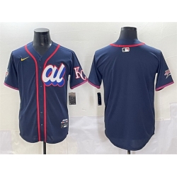 Men American League Kansas City Royals Blank Navy 2025 All Star Edition Limited Stitched Baseball Jersey