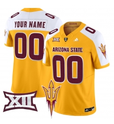 Men Women Youth Arizona State Sun Devils 2024 Vapor Limited Custom Jersey V2 All Stitched Gold Aternate