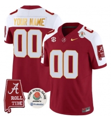 Men Women Youth Alabama Crimson Tide Rose Bowl Patch Gold Trim Vapor Limited Custom Jersey All Stitched Crimson Aternate Men Women Youth Alabama Crimson Tide Rose Bowl Patch Gold Trim Vapor Limited Custom Jersey All Stitched Crimson Aternate