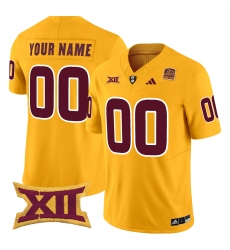 Men Women Youth Arizona State Sun Devils 2024 Vapor Limited Custom Jersey All Stitched Gold Men Women Youth Arizona State Sun Devils 2024 Vapor Limited Custom Jersey All Stitched Gold