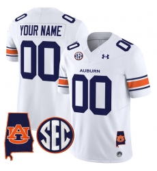 Men Women Youth Auburn Tigers 2024 Alabama Patch Vapor Limited Custom Jersey All Stitched White Men Women Youth Auburn Tigers 2024 Alabama Patch Vapor Limited Custom Jersey All Stitched White