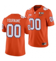 Clemson Tigers Custom Orange College Football Men'S Jersey 0 Clemson Tigers Custom Orange College Football Men'S Jersey 0