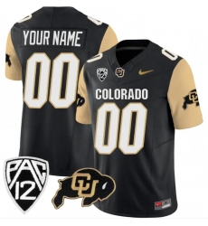 Men Colorado Buffaloes Active Player Custom Black Brown 2024 F U S E  With Big 12 XII Patch Stitched Football Jersey Men Colorado Buffaloes Active Player Custom Black Brown 2024 F U S E  With Big 12 XII Patch Stitched Football Jersey
