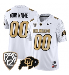 Men Women Youth Colorado Buffaloes Rocky Style Vapor Limited Custom Jersey All stitched White Men Women Youth Colorado Buffaloes Rocky Style Vapor Limited Custom Jersey All stitched White