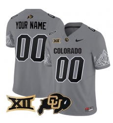 Men Women Youth Colorado Buffaloes Vapor Limited Custom Jersey V3 Big 12 XII Patch All stitched Gray Men Women Youth Colorado Buffaloes Vapor Limited Custom Jersey V3 Big 12 XII Patch All stitched Gray