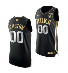 Duke Blue Devils Custom Black Golden Edition 2021 22Authentic Basketball Jersey Duke Blue Devils Custom Black Golden Edition 2021 22Authentic Basketball Jersey