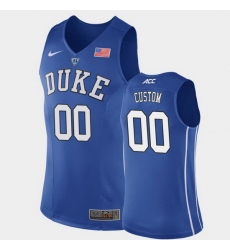 Duke Blue Devils Custom Royal Authentic Men'S Jersey Duke Blue Devils Custom Royal Authentic Men'S Jersey