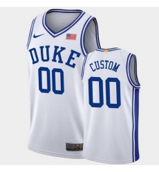 Duke Blue Devils Custom White Authentic Men'S Jersey Duke Blue Devils Custom White Authentic Men'S Jersey