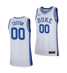 Duke Blue Devils Custom White Replica Men'S Jersey Duke Blue Devils Custom White Replica Men'S Jersey