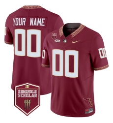Men Women Youth Florida State Seminoles 2024 Seminole Scholar Patch Vapor Limited Custom Jersey All Stitched Garnet Men Women Youth Florida State Seminoles 2024 Seminole Scholar Patch Vapor Limited Custom Jersey All Stitched Garnet
