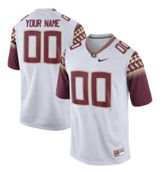 Men Women Youth Florida State Seminoles Nike Custom Jersey White Men Women Youth Florida State Seminoles Nike Custom Jersey White