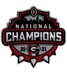 Embroidery Georgia Bulldogs 2021 College Football National Champions Jersey Patch Biaog Embroidery Georgia Bulldogs 2021 College Football National Champions Jersey Patch Biaog