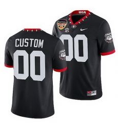 Georgia Bulldogs Custom Black 2021 Orange Bowl College Football Playoff Jersey Georgia Bulldogs Custom Black 2021 Orange Bowl College Football Playoff Jersey